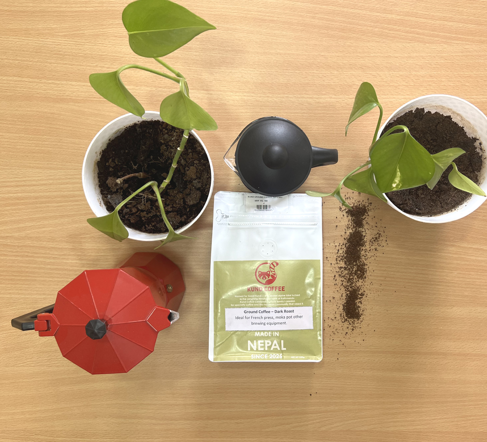 Second image of Dark Roast Ground Coffee (Powder) - 250gm