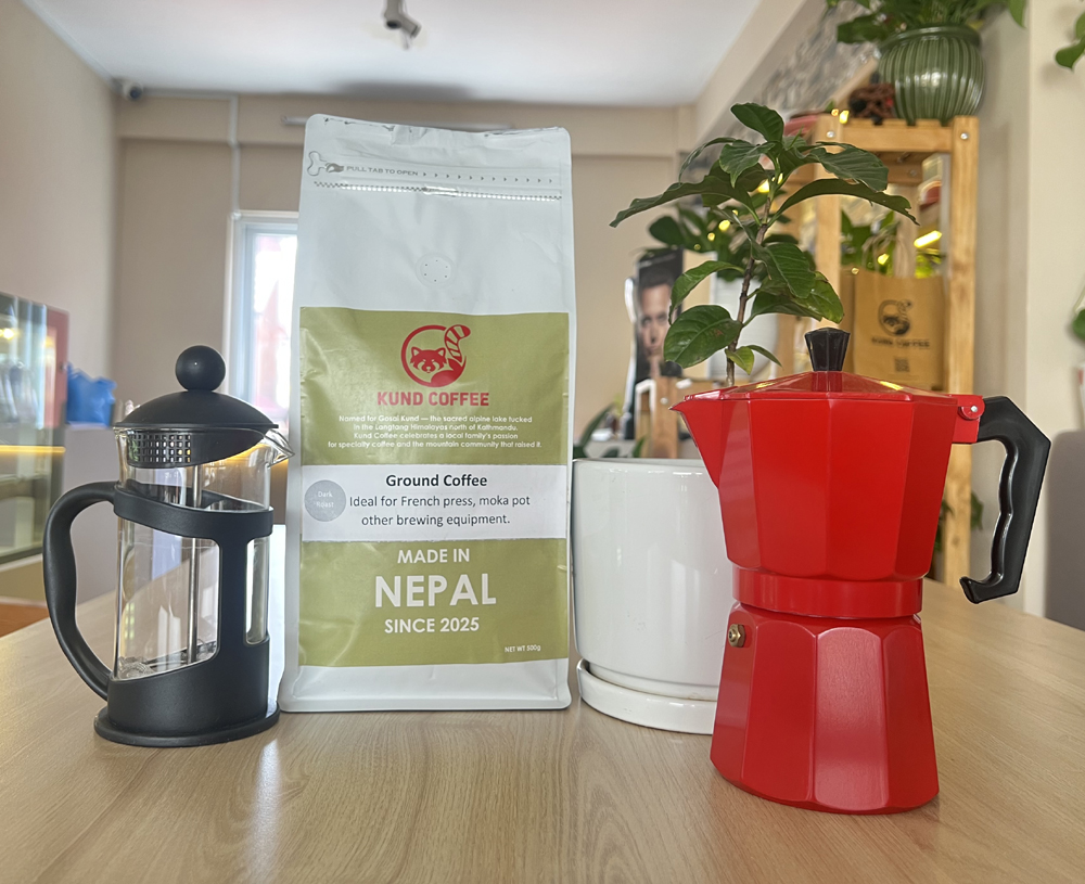 Second image of Dark Roast Ground Coffee (Powder) -500gm