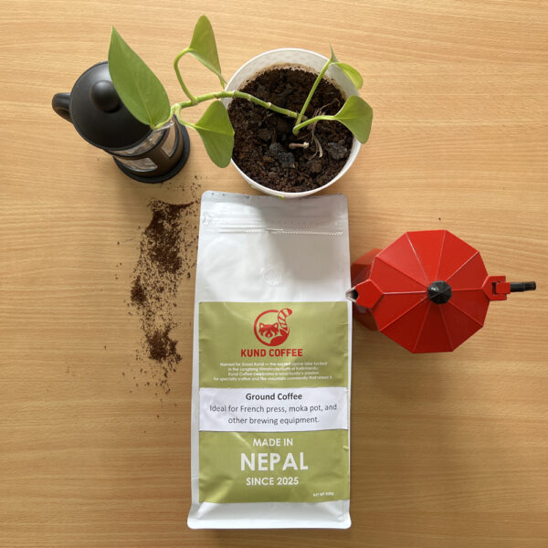 Medium Roast Ground Coffee (Powder)-500gm