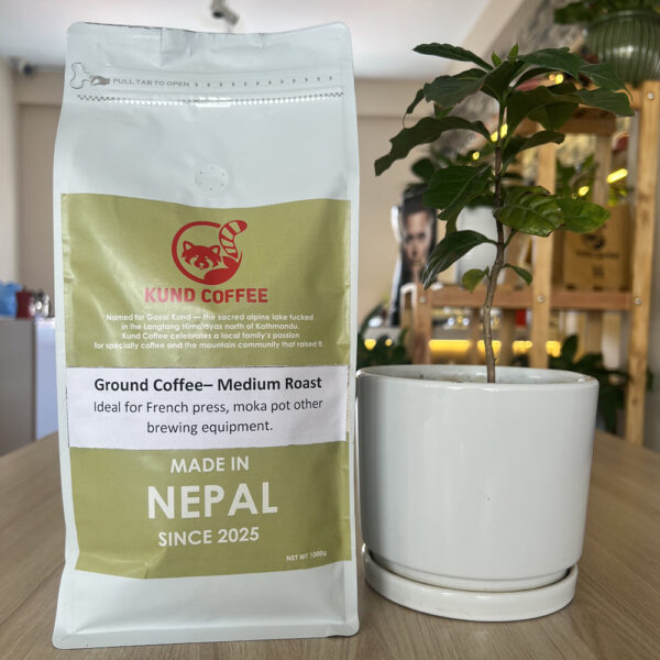 Medium Roast Ground Coffee (Powder)-1000gm