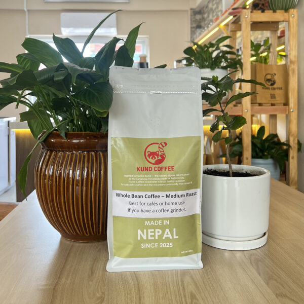 Second image of Whole Beans Medium Roasted Coffee-500gm